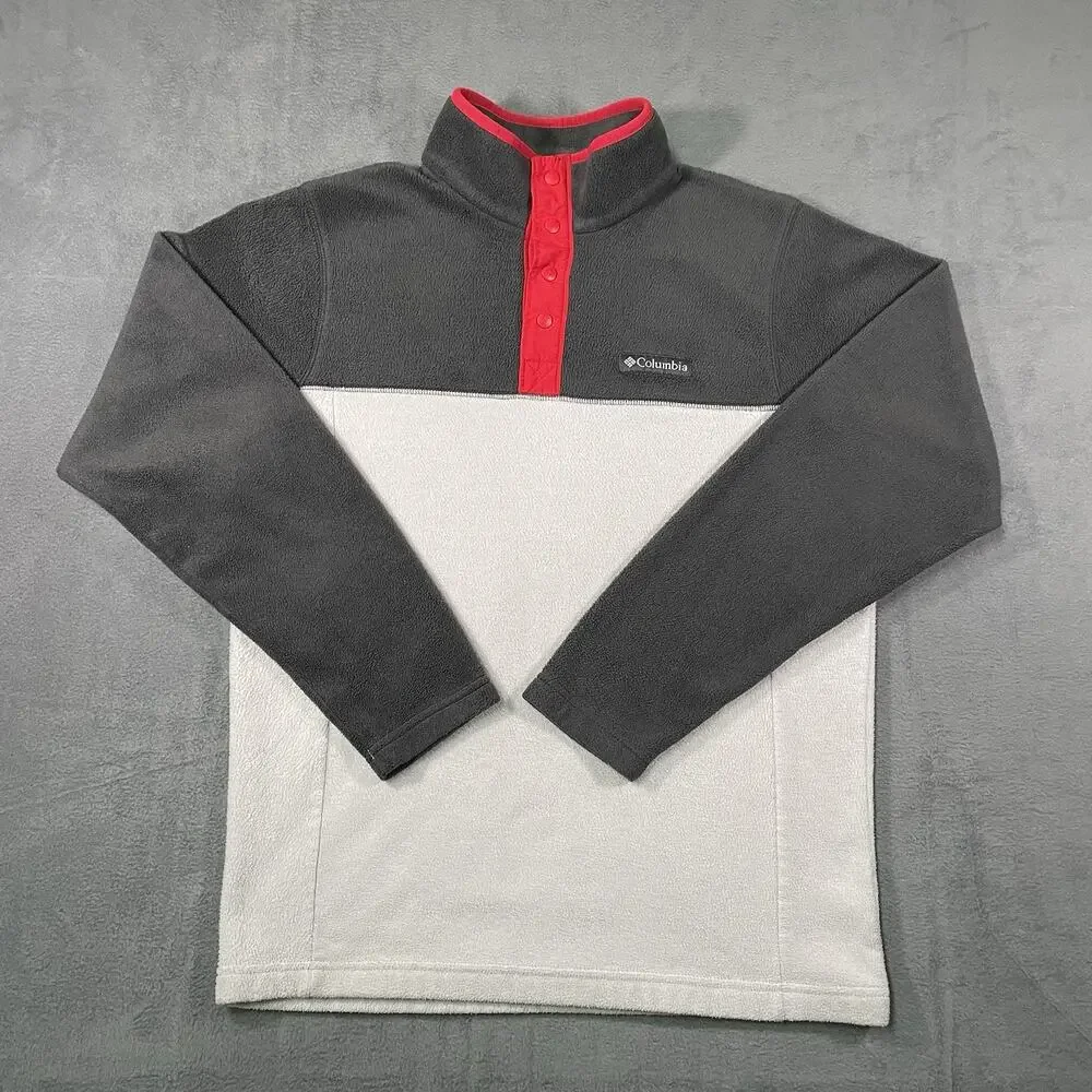 Columbia Steens Mountain Men’s Size Small Half Snap Fleece Pullover